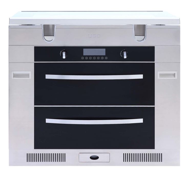 绿巨人在线视频官网正品无烟集成环保灶乐风10A1黑色